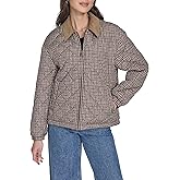 Levi's Women's Diamond Quilted Jacket With Corduroy Collar