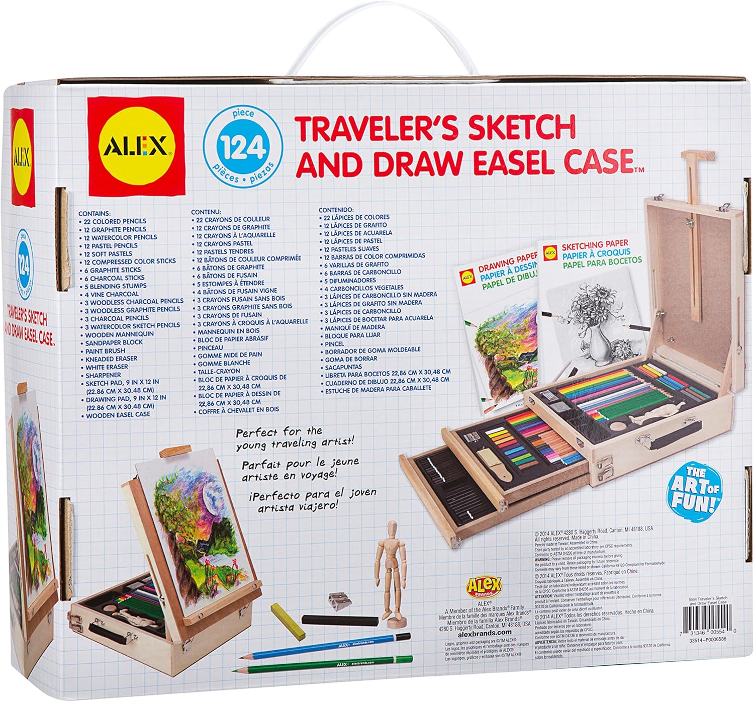 alex travel art set