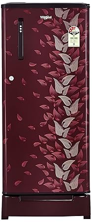 Whirlpool 190 L 3 Star Direct Cool Single Door Refrigerator(WDE 205 Roy 3S, Wine Fiesta, Base Stand with Drawer)