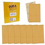 Dura-Gold Premium 5" x 2.75" Gold Sandpaper