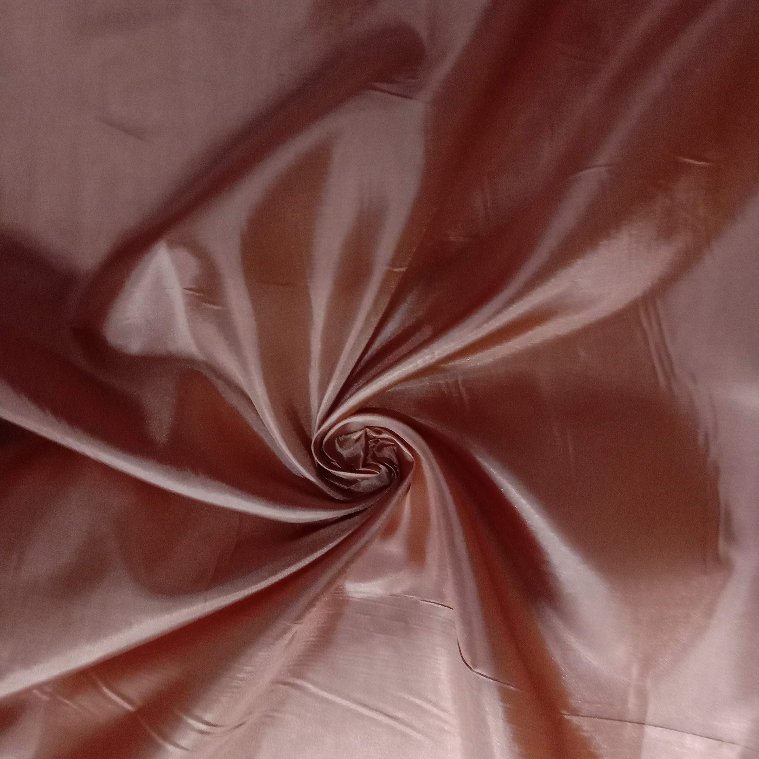 Habotai [Rust] Dress Skirt Jacket Anti Static Lining Decor Fabric 150cm Multi Purpose Decoration Mask Art Craft Fabric