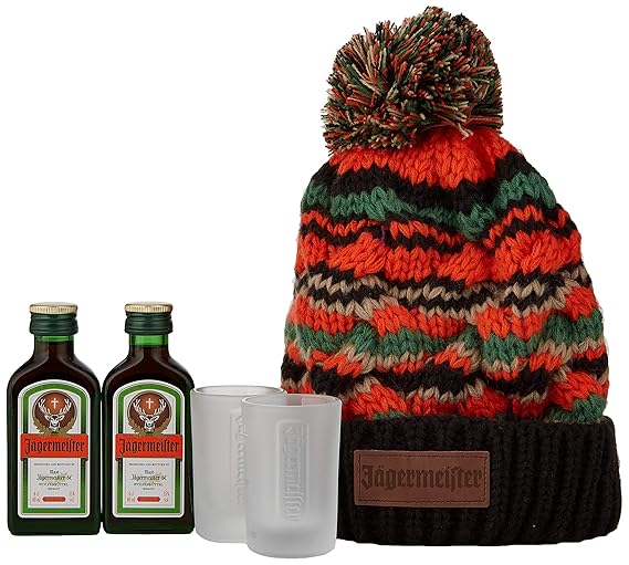 Jägermeister Gift Set Includes 2 x 4 cl Jagermeister Miniatures