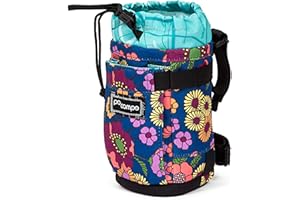 Po Campo Bags Bike Accessories – Willis Stem Bag – Bicycle Stem Pouch for Bike Handlebar Bag – Drawstring Feed Bag for Cycling and Bikepacking (Meadow)