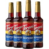 Torani Raspberry Flavored Drink Syrup, 25.4 fl oz, 4 Pack