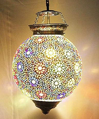 Karguzzari Glass Hanging Lamp Shade Glass Pendant Lamp With Metal