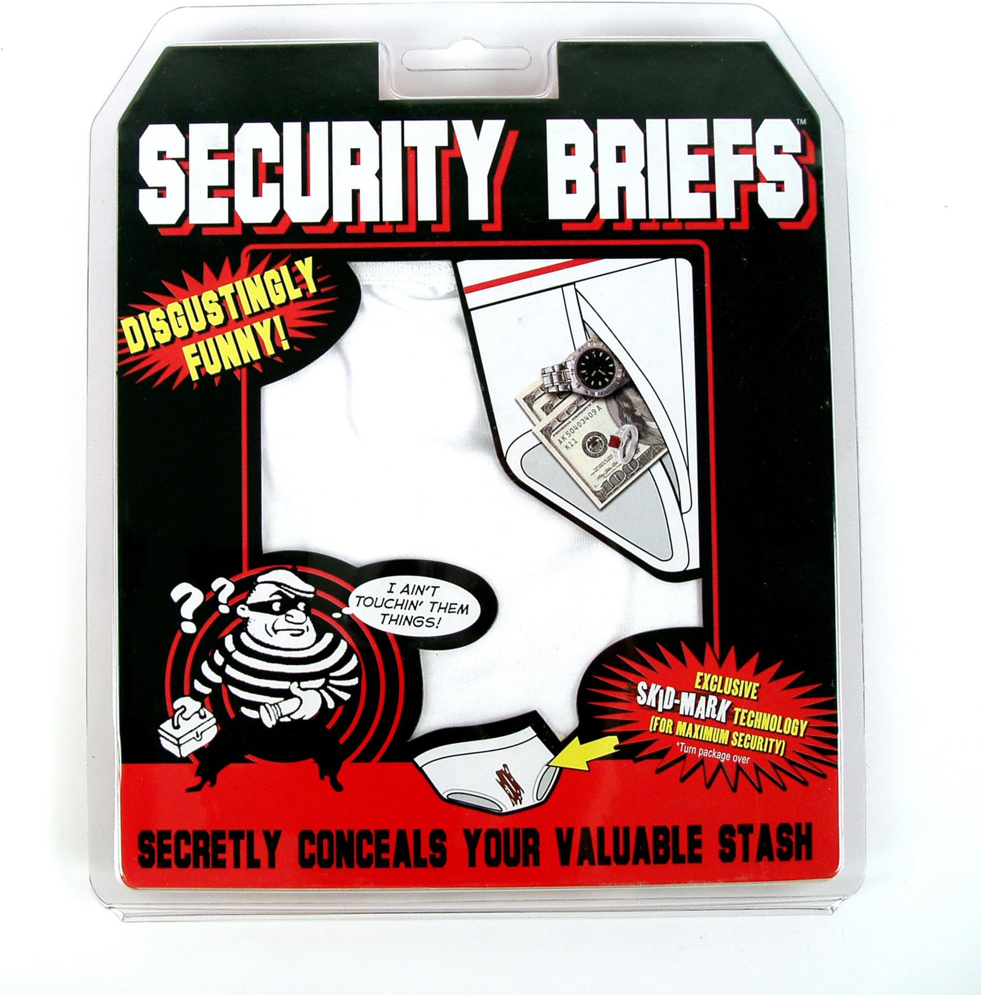 Traderia Security Briefs - Dirty Pants With Secret Pocket Men's Underwear Brief