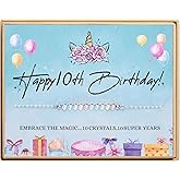 KGBNCIE Happy Birthday Bracelet Gift for Teen Girls,Crystal Beads Bracelet Gifts for 10 Year Old Girl Birthday Jewelry