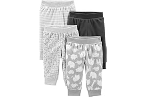 Simple Joys by Carter's Unisex-Baby 4-Pack Neutral Fleece Pantspants
