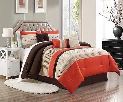 Home Garden Comforters Bedding Sets Luxurious 7 Piece