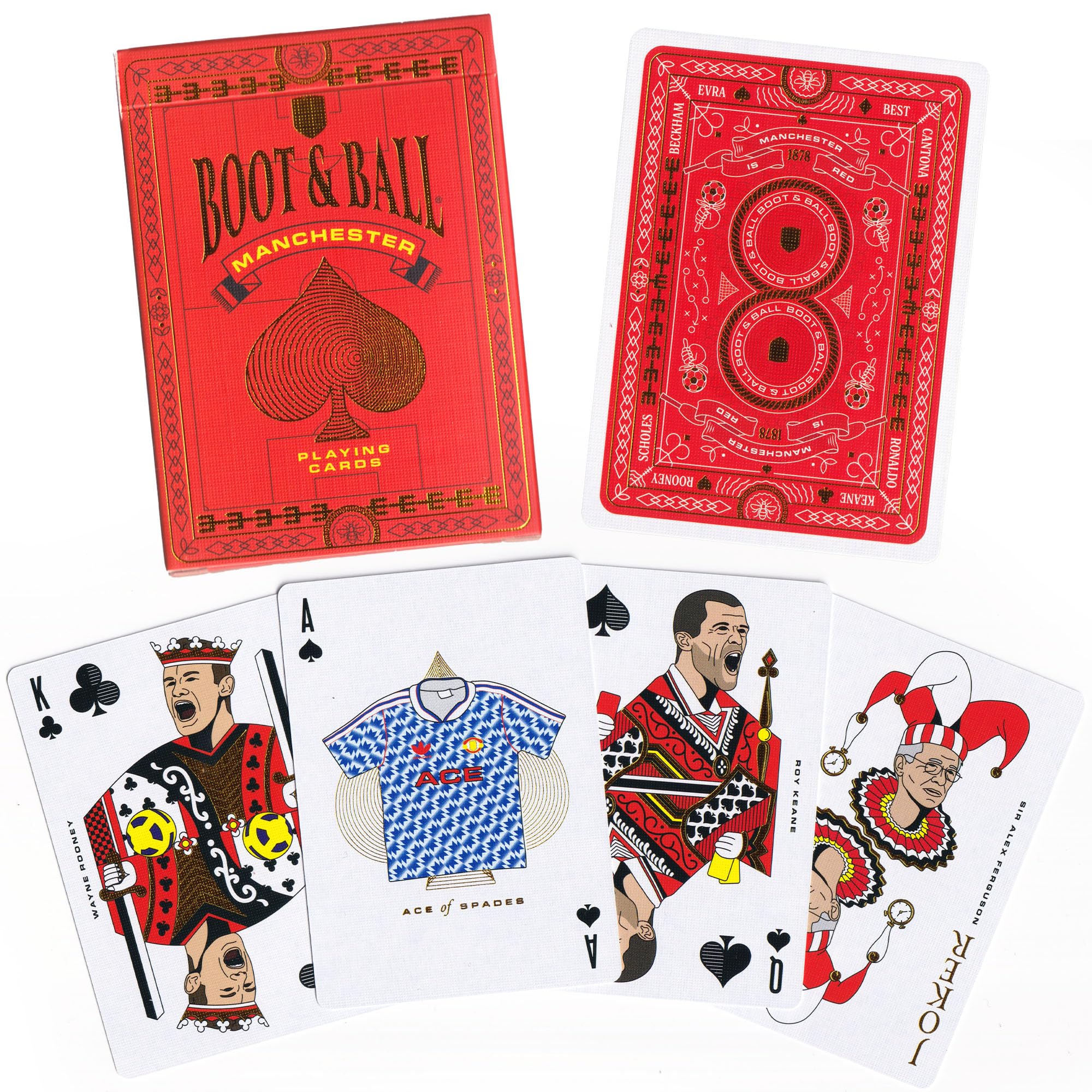 Boot & Ball Man United Playing Cards