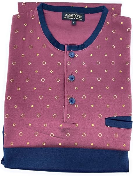 BIP BIP Pyjama für Herren, zwei Teile, kurze Ärmel und Hose, Modell