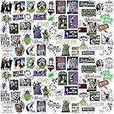 Beetlejuice Variety 100ct Vinyl Large Deluxe Stickers Pack – Die Cut Decals for Laptop, Water Bottle, Scrapbooking, Tablet, Indoor/Outdoor