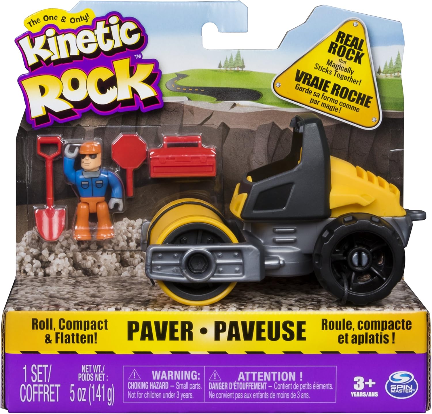 kinetic rock crusher playset