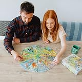 Gibsons National Trust A Year in the Forest 500 Piece Circular Puzzle view 3