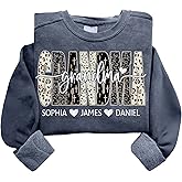 Giantbighands Personalized Grandma Sweatshirt, Custom Bible for Grandma Shirts with Grandkids Names Gifts for Grandmothers Christmas Mothers Day