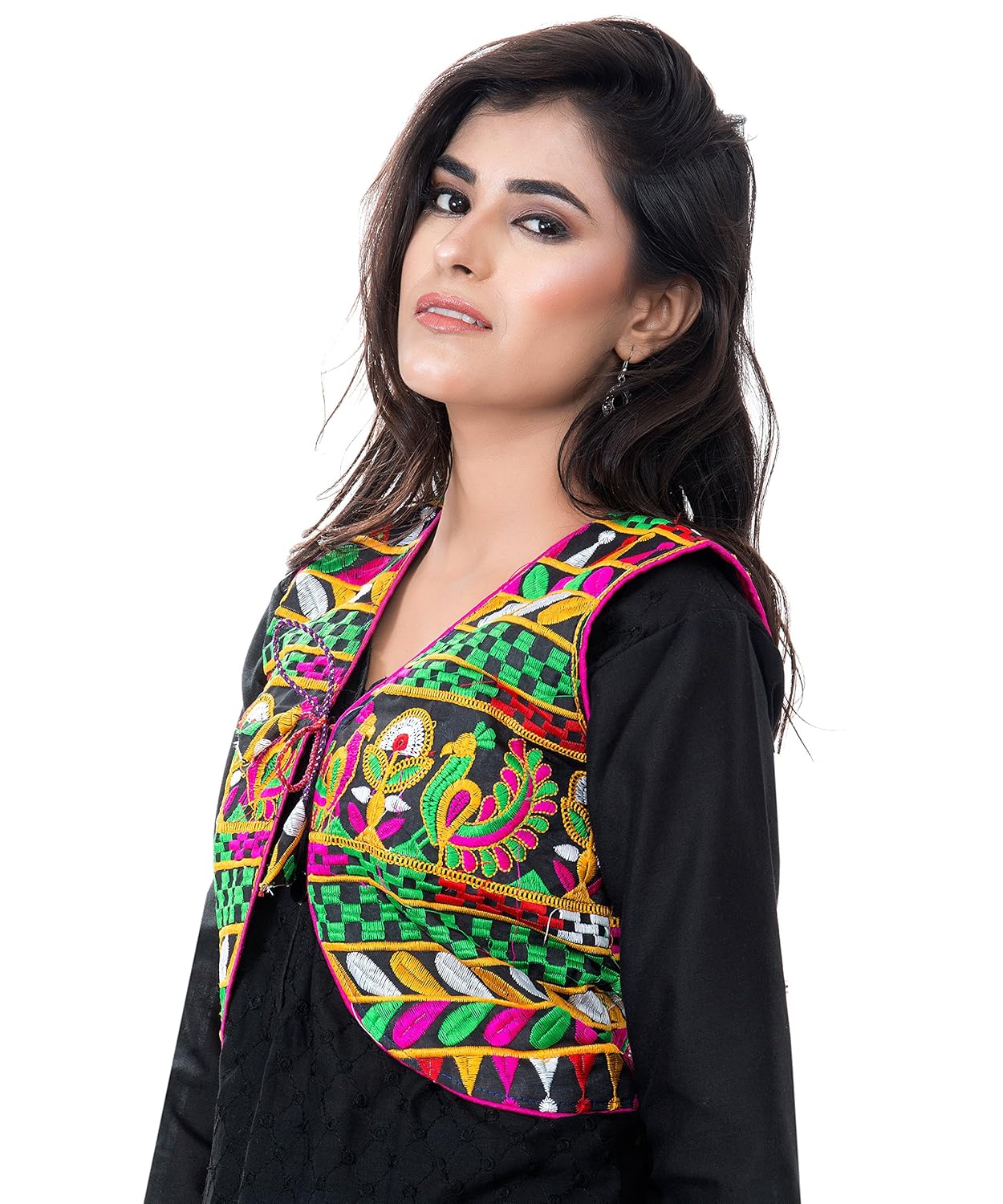banjara india kutchi short choli jacket [duck]