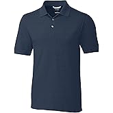 Cutter & Buck Mens 35+UPF, Short Sleeve Cotton+ Advantage Polo Shirt