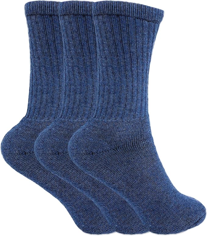 Cotton Crew Socks for Women Smooth Toe Seam Socks at Amazon Women’s