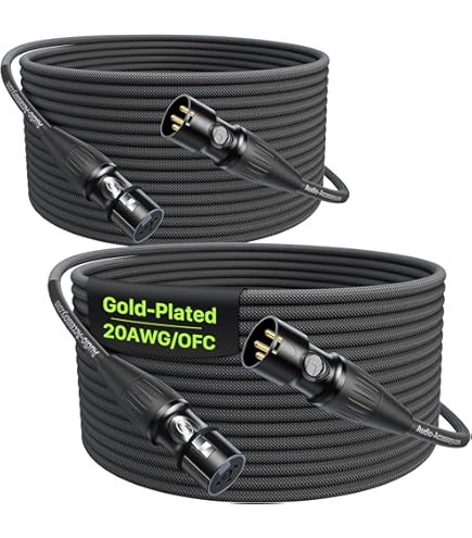 Audio2000'S Tm ADC203K 50ft 17AWG, Dual (XLRF-XLRM