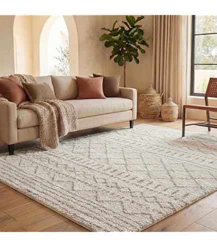 Amazon.com: SAFAVIEH Kenya Collection Area Rug - 9' x 12', Ivory