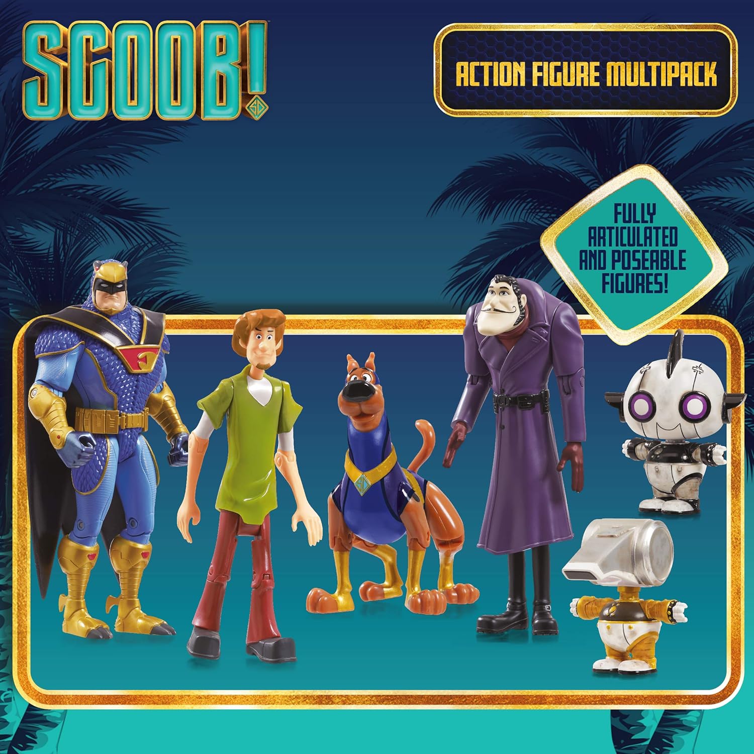 SCOOBY-DOO SCOOB ACTION FIGURE MULTI PACK- Scooby-Doo Toys, Scoob The Movie, Imaginative Play, Multicolor, 5 inches - Image 5