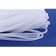 YYCRAF One Roll 50 Yards Solid Mesh Tube Deco Flex for Wreaths Cyberlox CRIN Crafts 4mm (Solid White)
