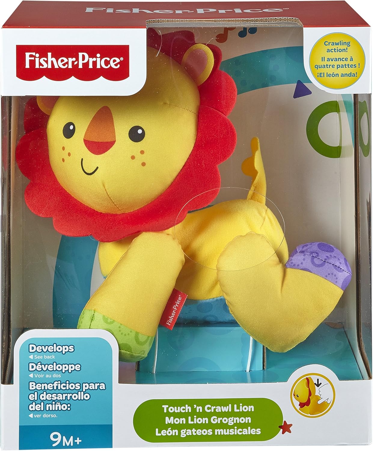 fisher price touch and crawl lion