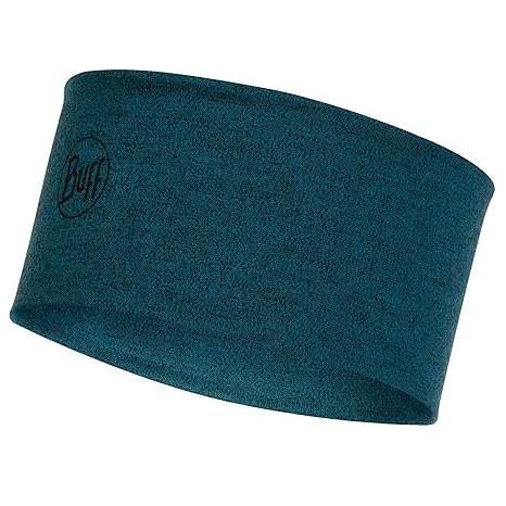 Buff 2 Layers Midweight Merino Wool Headband Ocean Melange Multifunktionstuch Schlauchtuch