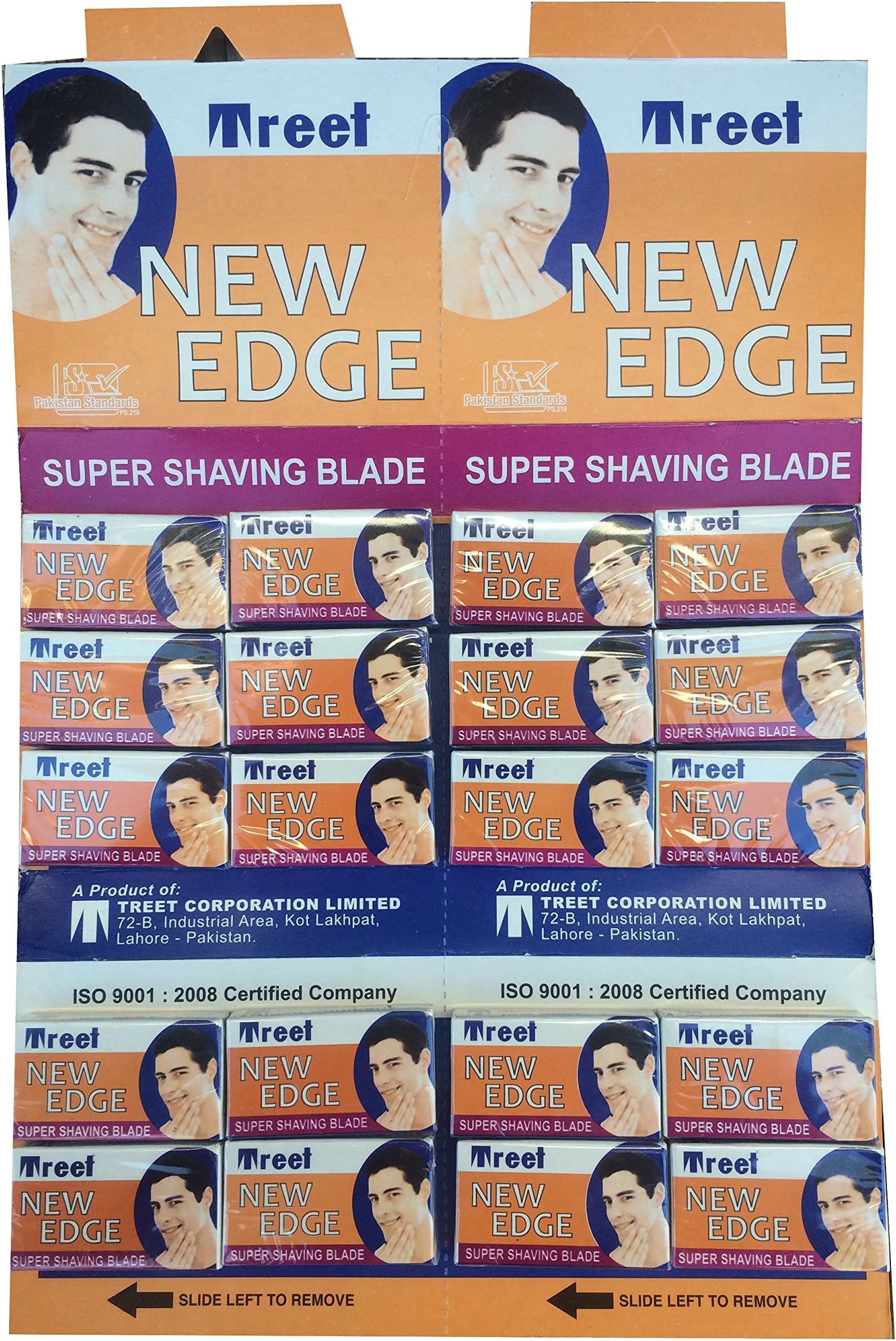 TreetNew Edge Double Edge Safety Razor Blades, 100 Count