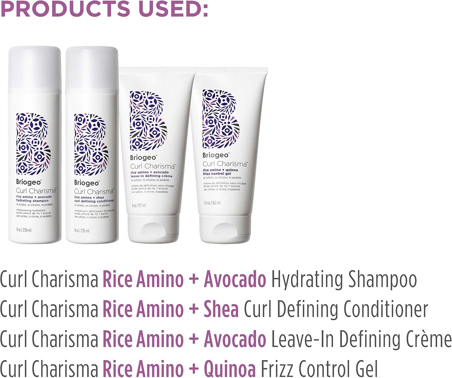 Briogeo Curl Charisma Hydrating Shampoo, Define and Moisturize Wavy, Curly, and Coily Hair, Vegan, Phalate & Paraben-Free - 236ml - Image 5