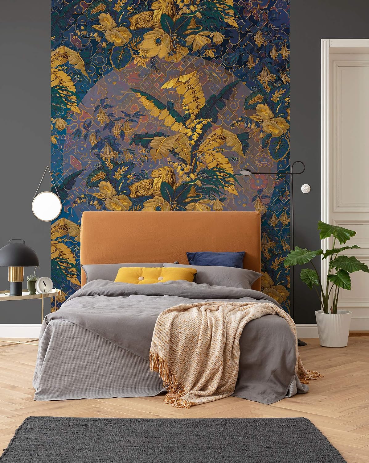 Komar HX4-028 Non-Woven Photo Wallpaper, XXL, Decoration, Art Nouveau Design, Bedroom, Living Room, Office, Hallway