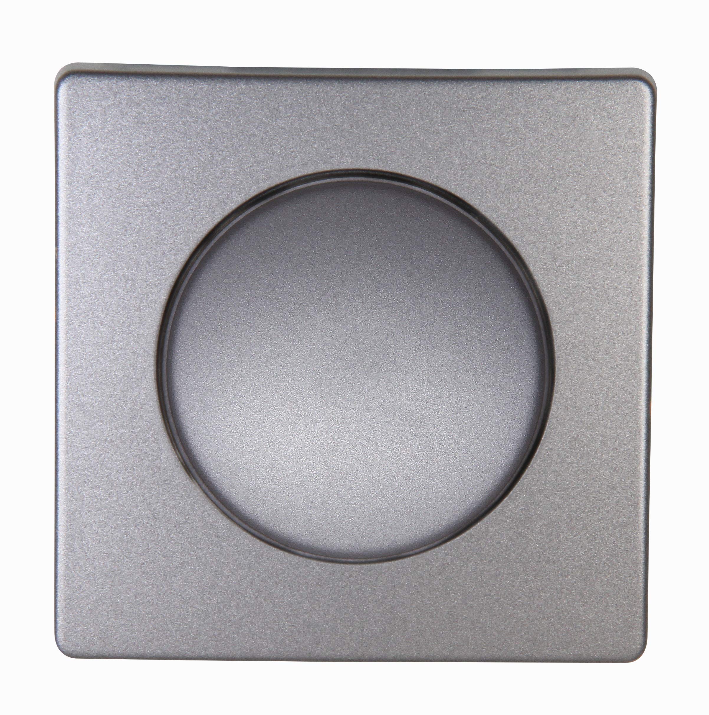 Kopp 493343187 Pressure change dimmer cover, Platinum, Abdeckung Druck-Wechsel