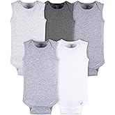 Gerber Baby Boys Multi-Pack Sleeveless Onesies Bodysuit