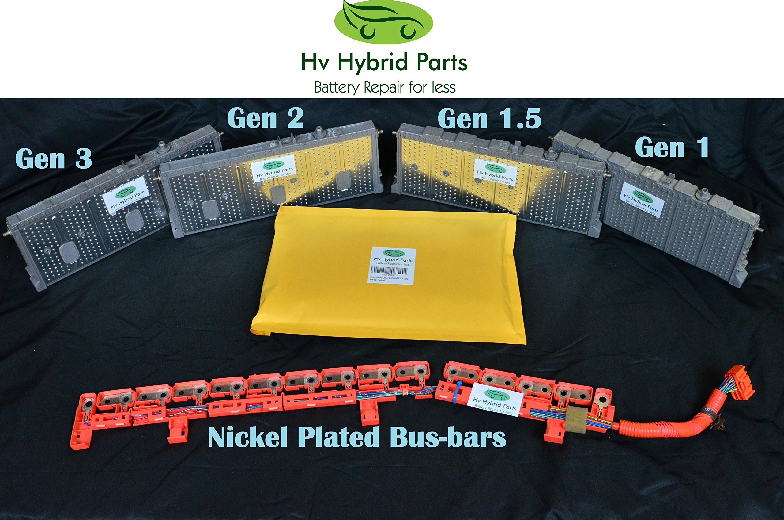 Hybrid Battery Nickel Plated BusBar set by Hv Hybrid Parts compatible with Toyota Prius Gen 3