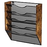 Ironwood Hanging Wall File Organizer, 5 Pocket Mesh