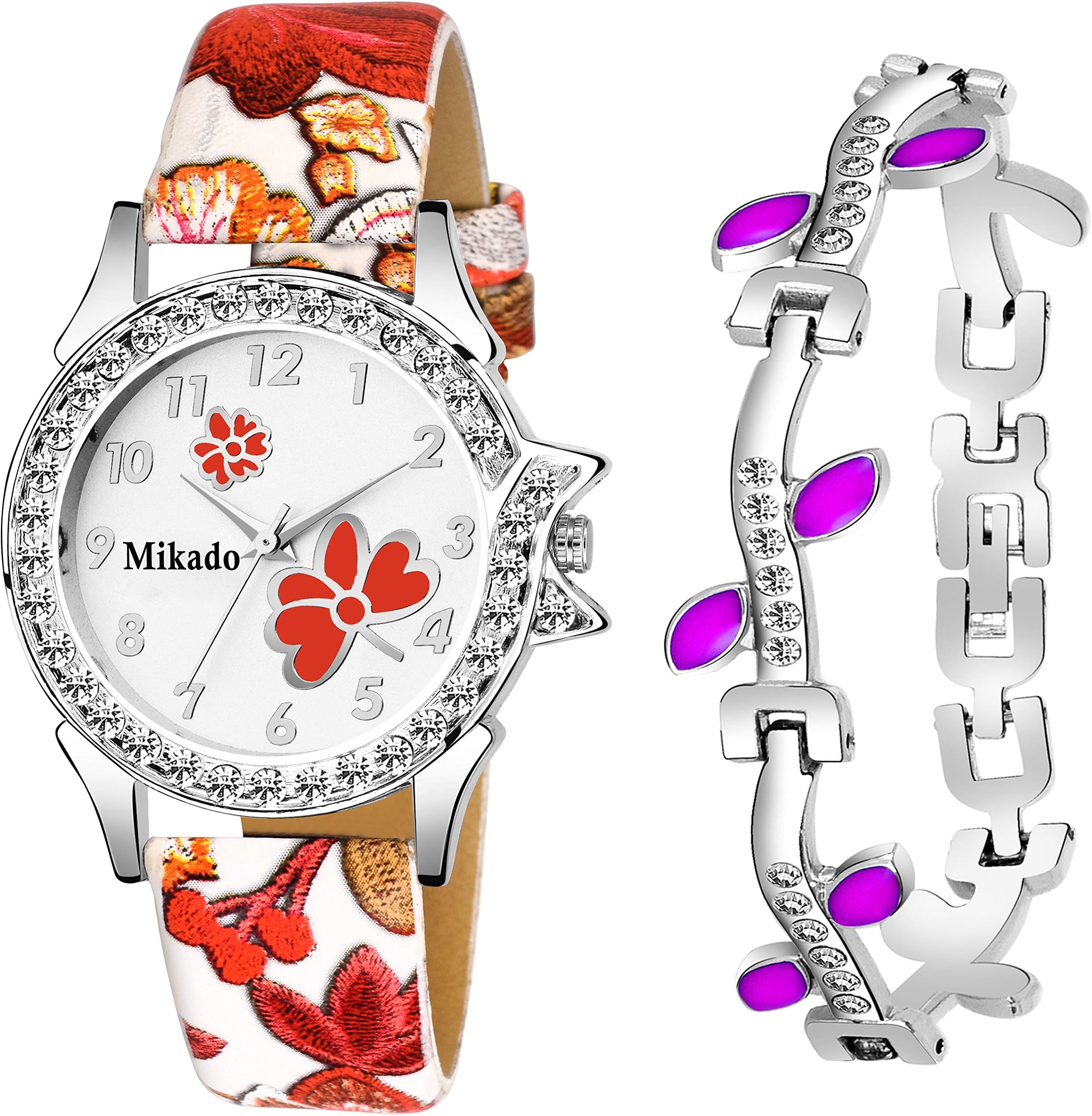 Mikado Claude Astra Analog Watch Combo for Girls