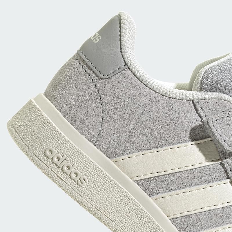 Mixte bébé Grand Court 00S Infants Shoes, Grey Two/Off White/Cloud White, 22 EU — photo 5 sur 8