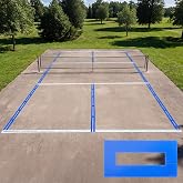 Joyfolk Paddle Game Court Line Marking Kit, 44 x 20 ft PP Stencil | Reusable Template, Waterproof Design, Indoor and Outdoor Use, Court Layout, Line Placement Aid, Accessories Included