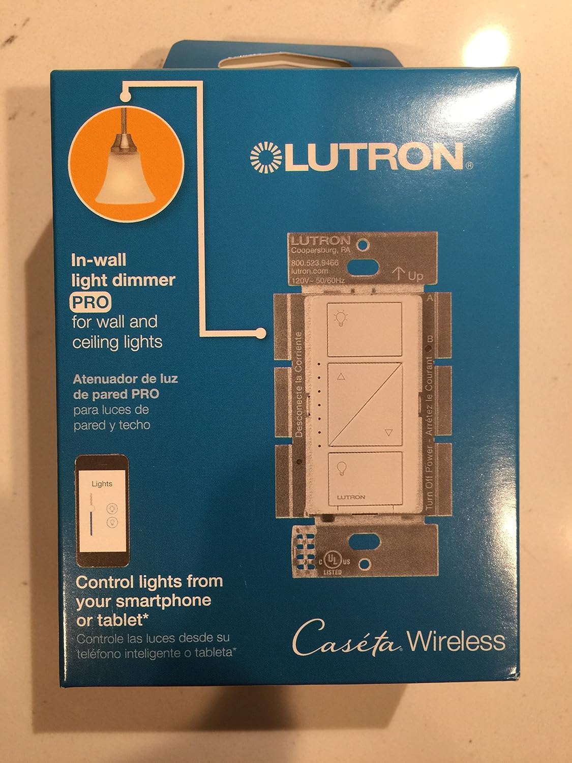 Lutron Caseta Pro 1000w Dimmer White Pd 10nxd Wh