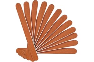 Canvalite Nail File Large Emery Boards for Nails, 180 Grit Nail Files for Natural Nails, Thin Emory Nail File Pack Manicure Tool for Home Use 12PCS