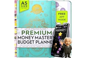 FREEDOM MASTERY Budget Planner and Monthly Bill Organizer - Finance Planner, 12-Month Journey to Financial Freedom | Bill Payment Tracker Monthly Organizer, Money Saving & Expense Tracker | Undated Budgeting Journal