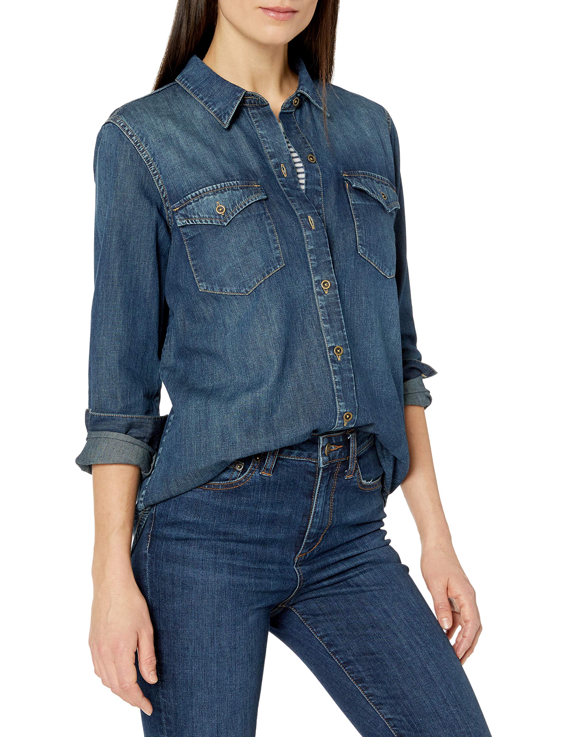 amazon denim shirt womens