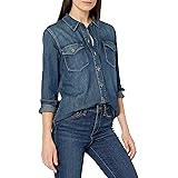 womens denim shirt amazon