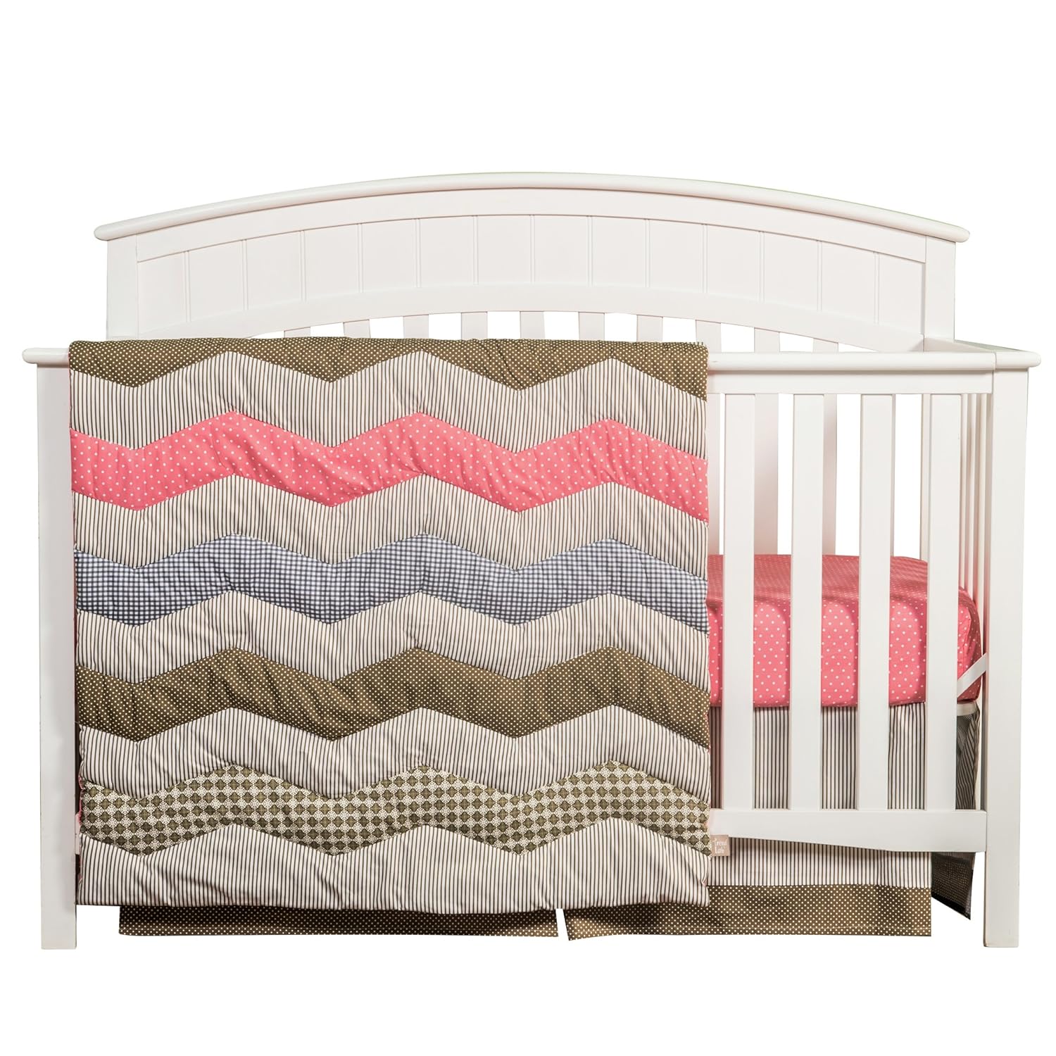 Best Pink Gingham Crib Bedding Cree Home