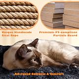 Yaheetech 158cm Multi Level Cat Tree Tower Large Scratching Posts Condos Perches view 9