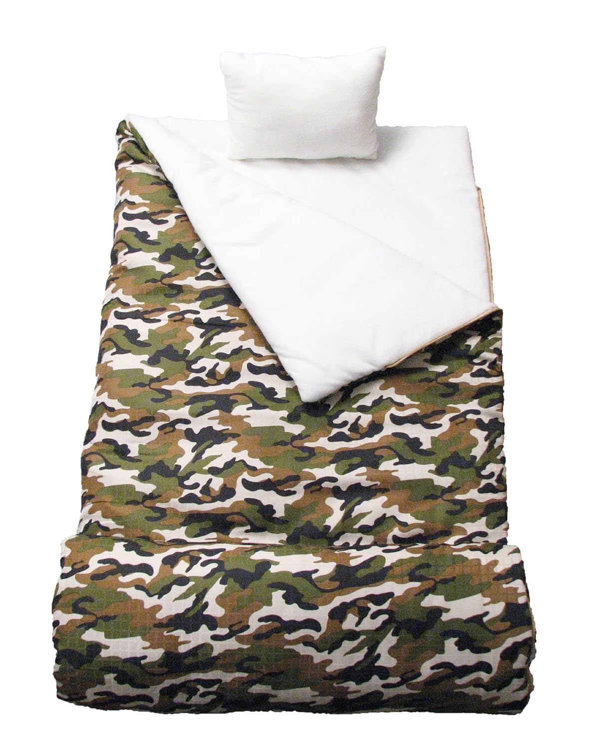 SoHo kids Camouflage children sleeping slumber bag with pillow and carrying case lightweight foldable for sleep over