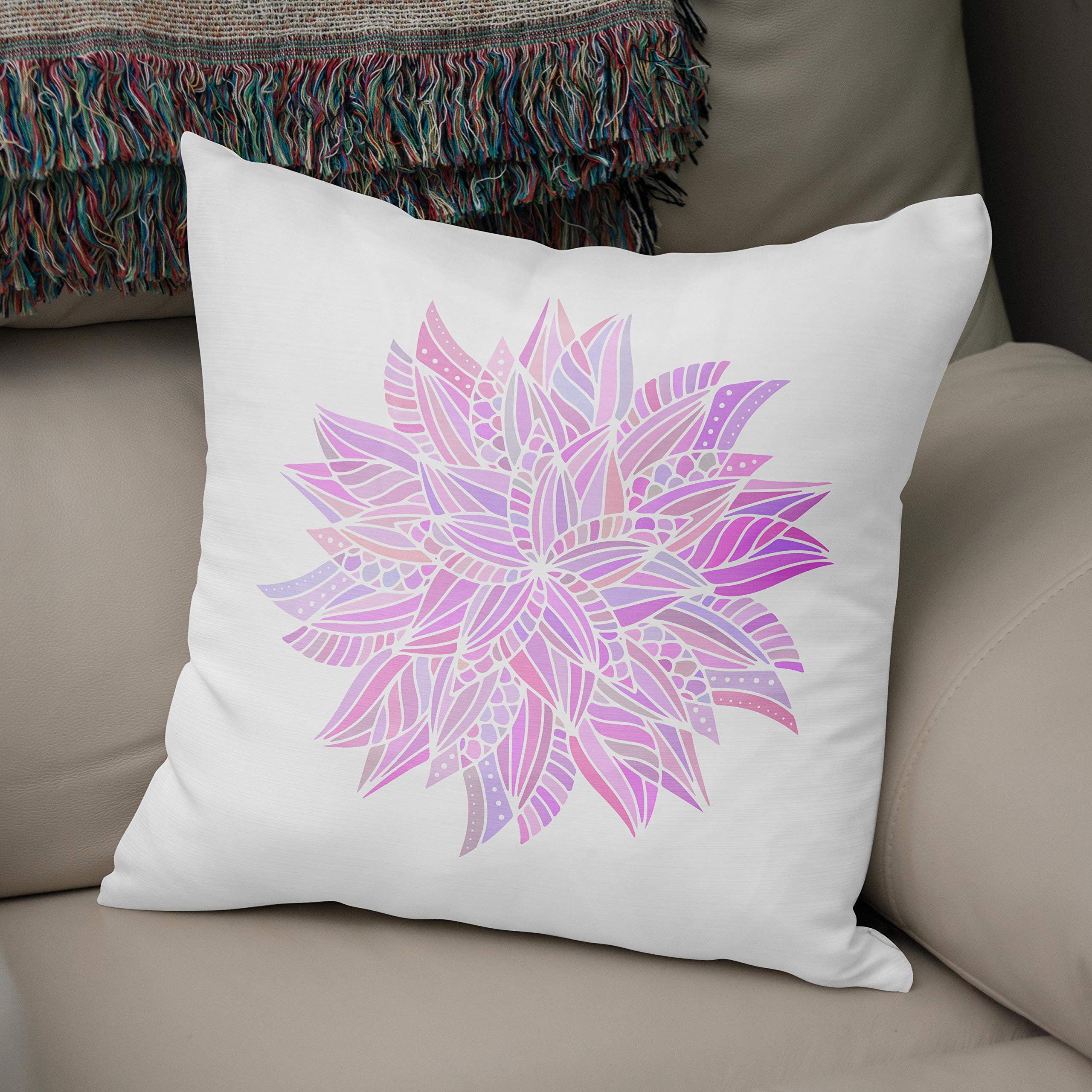 Bonamaison, Decorative Cushion Cover - 50% Cotton 50% Polyester - 43x43cm - Designed and Manufactured in Turkey