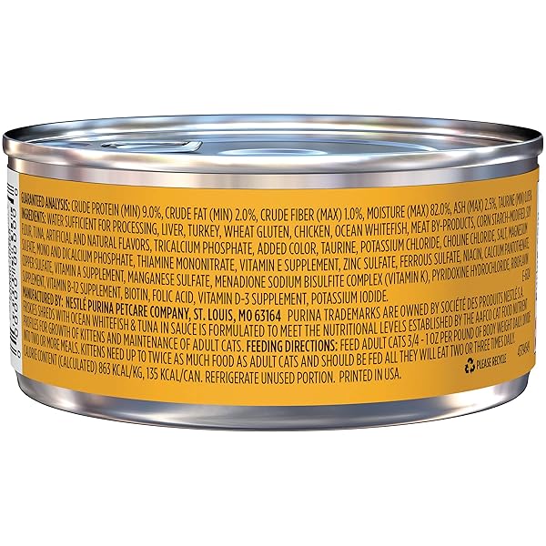 FRISKIES PURINA SAVORY SHREDS WITH OCEAN WHITEFISH & TUNA IN SAUCE CAT FOOD