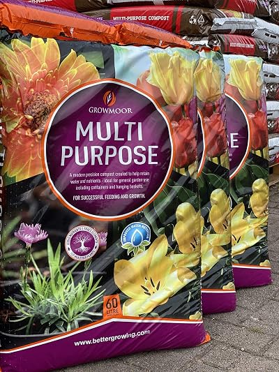 Growmoor Growmoor 180L Multi-Purpose Compost 3 x 60L Bags CB FUELS