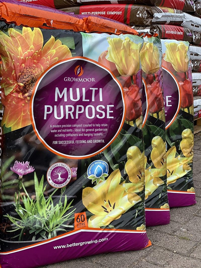 Growmoor Growmoor 180L Multi-Purpose Compost 3 x 60L Bags CB FUELS